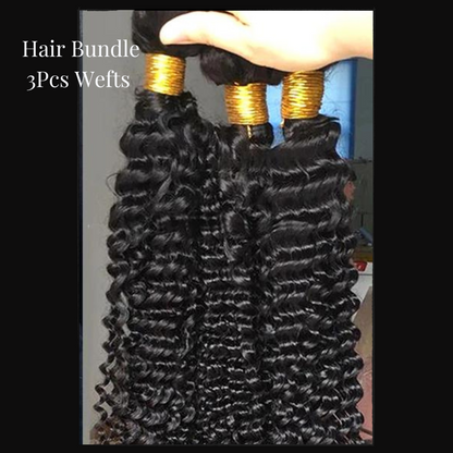 Deep Wave Bundles, 3 Pack Hair Bundle