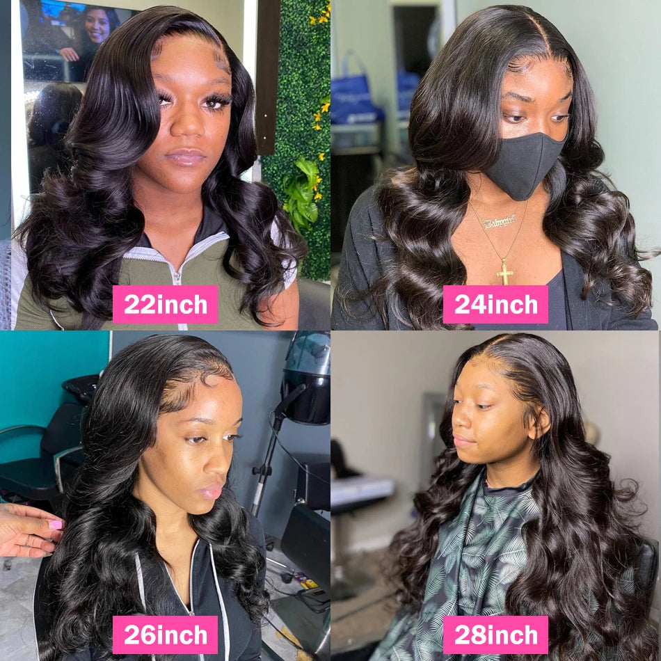 Body Wave Lace Wigs For Women Human Hair, 13x4 or 13x6 Lace Frontal Wig Deep Wave Frontal Wig