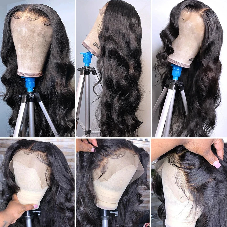 Body Wave Lace Front Wigs, Glueless Brazilian Remy Hair 13X6 or 13x4 Lace Frontal Human Hair Wig