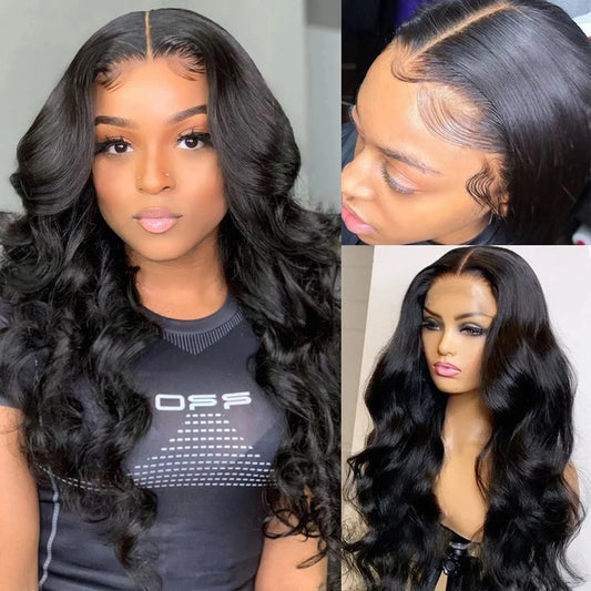 Body Wave Human Hair Lace Closure Wig 8-18 Inch 13x4 or 13x6 Lace