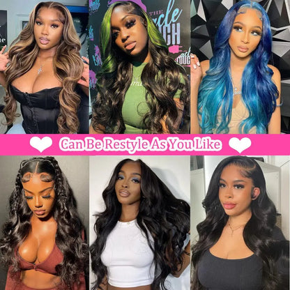 Body Wave Lace Closure Wig Glueless  Human Hair Ready To Wear Wig